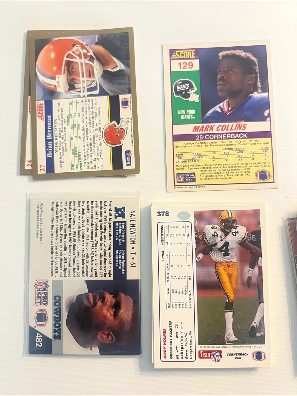 87 Vintage NFL Football Card Lot - Great for Collectors